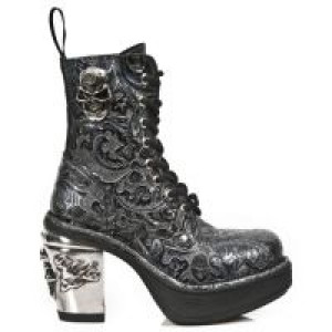  M.8358-S6 OAKNUTS ACERO, PLATAF NEGRO TACON SKULL ACERO New Rock M.8358-S6 -  