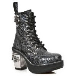  M.8358-S6 OAKNUTS ACERO, PLATAF NEGRO TACON SKULL ACERO New Rock M.8358-S6 -  