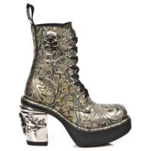  M.8358-S7 OAKNUTS ORO, PLATF NEGRO TACON SKULL ACERO New Rock M.8358-S7 -  