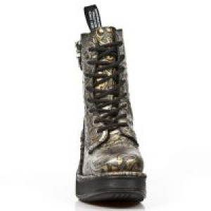  M.8358-S7 OAKNUTS ORO, PLATF NEGRO TACON SKULL ACERO New Rock M.8358-S7 -  