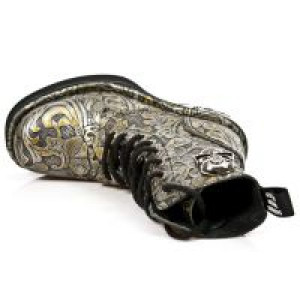  M.8358-S7 OAKNUTS ORO, PLATF NEGRO TACON SKULL ACERO New Rock M.8358-S7 -  