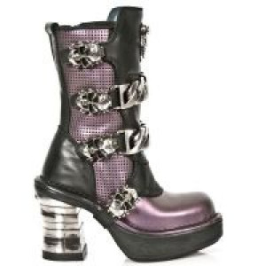  M.8360-C2 ANTIK LILA ITALI NEGRO PERFORADO CUADR PL NEGRO NR New Rock M.8360-C2 -  