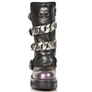  M.8360-C2 ANTIK LILA ITALI NEGRO PERFORADO CUADR PL NEGRO NR New Rock M.8360-C2 -  