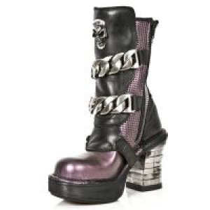  M.8360-C2 ANTIK LILA ITALI NEGRO PERFORADO CUADR PL NEGRO NR New Rock M.8360-C2 -  