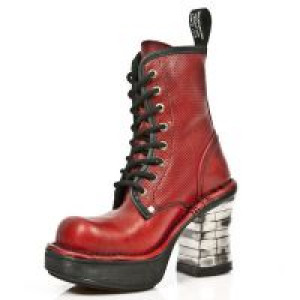  M.8362-C1 NATURE ROJO PICADO RIBETE NEGRO New Rock M.8362-C1 -  