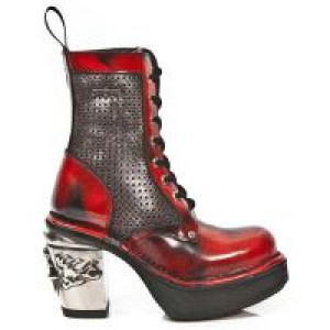  M.8363-C3 PULIK ROJO BOX PLANE PERFORADO REVESS ROJO SULL AC New Rock M.8363-C3 -  