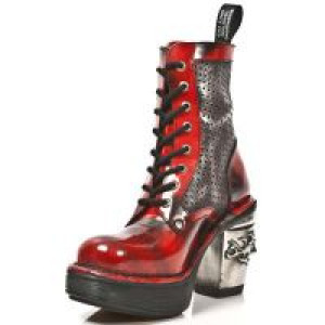  M.8363-C3 PULIK ROJO BOX PLANE PERFORADO REVESS ROJO SULL AC New Rock M.8363-C3 -  