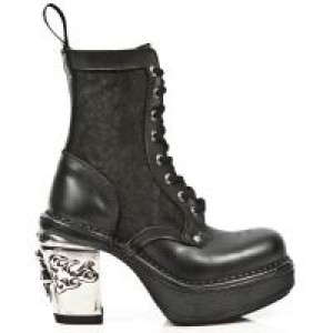  M.8363-C6 ITALI NEGRO NAPA NEGRO ENCAJE 54 PL NRK SKULL ACER New Rock M.8363-C6 -  