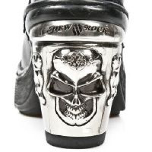  M.8363-C6 ITALI NEGRO NAPA NEGRO ENCAJE 54 PL NRK SKULL ACER New Rock M.8363-C6 -  