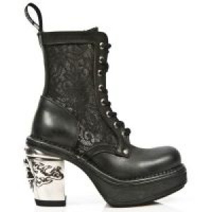  M.8363-C7 ITALI NEGRO BOX PLANE ENCAJE 54 PL NRK SKULL ACERO New Rock M.8363-C7 -  