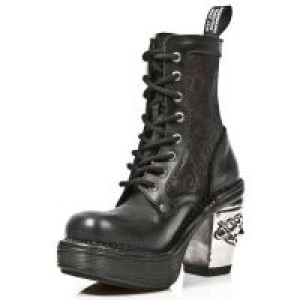  M.8363-C8 ITALI NEGRO BOX FUCSIA METAL ENCAJE 54 PL NRK SKUL New Rock M.8363-C8 -  