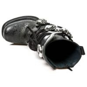  M.8366-S1 VINTAGE FLOWER NEGRO, ANTIK NEGRO, T.SKULL ACERO New Rock M.8366-S1 -  