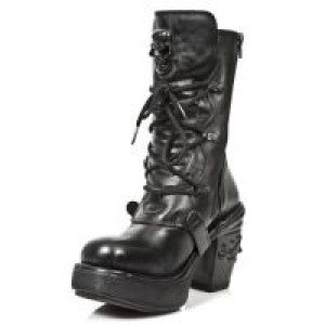 M.8366-S8 ITALI NEGRO, NOMADA NEGRO, PLT. NKR T.SKULL OXIDO New Rock M.8366-S8 -  