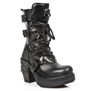  M.8367-S8 ITALI NEGRO, NOMADA NEGRO, NRK T.SKULL OXIDO MILIT New Rock M.8367-S8 -  