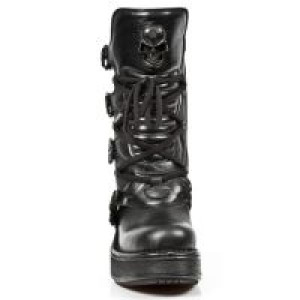 M.8367-S8 ITALI NEGRO, NOMADA NEGRO, NRK T.SKULL OXIDO MILIT New Rock M.8367-S8 -  