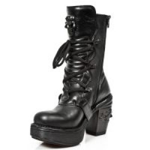  M.8367-S8 ITALI NEGRO, NOMADA NEGRO, NRK T.SKULL OXIDO MILIT New Rock M.8367-S8 -  