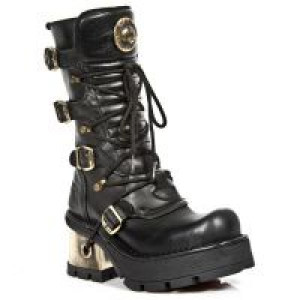  M.8373-C1 ITALI NEGRO NOMADA NEGRO PL NEW NEGRO M8 ORO VIEJO New Rock M.8373-C1 -  