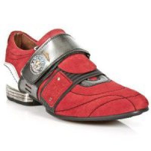  M.8401-C12 VELOUR ROJO ANTIK ACERO NAPA BLANCA TPU NEGRO SNO -  2