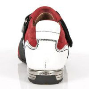  M.8401-C12 VELOUR ROJO ANTIK ACERO NAPA BLANCA TPU NEGRO SNO -  5