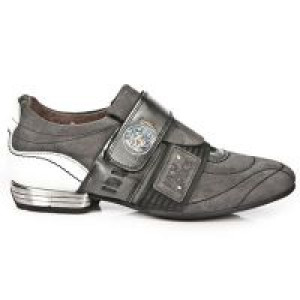 M.8401-C9 VELOUR GRIS ANTIK ACERO NAPA BLANCA CAR NEG TPU NE New Rock M.8401-C9 -  
