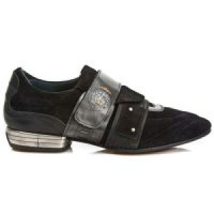  M.8401-R11 VELOUR NEGRO ANTIK ACERO IT NEGRO TPU NEGRO SNOB New Rock M.8401-R11 -  