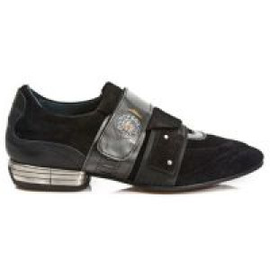  M.8401-R11 VELOUR NEGRO ANTIK ACERO IT NEGRO TPU NEGRO SNOB -  1