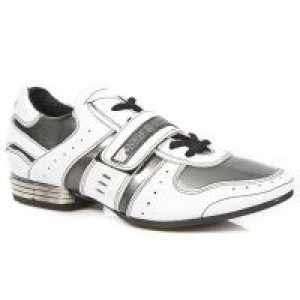  M.8409-C6 NAPA BLANCA ANTIK ACERO TPU NEGRO SNOB TACON ACERO -  2