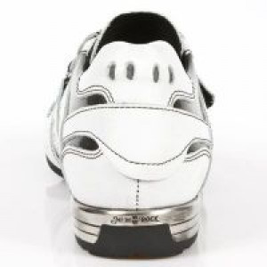  M.8409-C6 NAPA BLANCA ANTIK ACERO TPU NEGRO SNOB TACON ACERO -  5