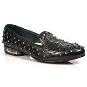  M.8412-Z2 NOMADA NEGRO, CON BORDADOS, TPU SNOB,TACON ACERO -  2