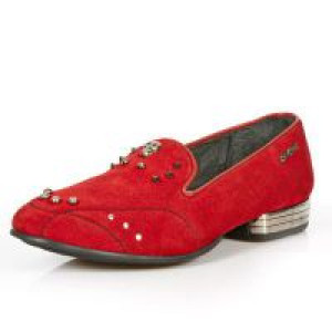  M.8413-C2 VELOUR ROJO TPU NEGRO SNOB TACON ACERO -  2