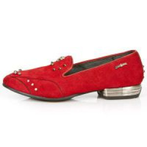  M.8413-C2 VELOUR ROJO TPU NEGRO SNOB TACON ACERO -  1