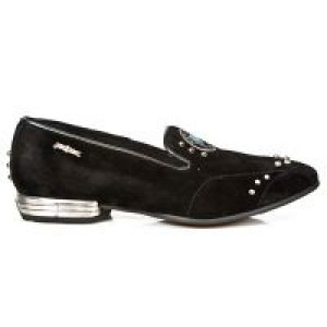  M.8414-C1 VELOUR NEGRO TPU NEGRO SNOB TACON ACERO New Rock M.8414-C1 -  