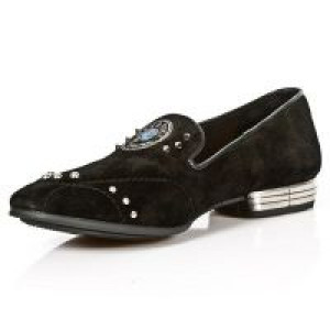  M.8414-C1 VELOUR NEGRO TPU NEGRO SNOB TACON ACERO -  4