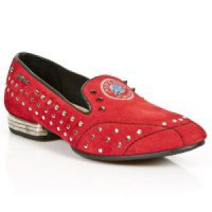 M.8415-C5 VELOUR ROJO VIVO NEGRO TPU NEGRO SNOB TACON ACERO -  2