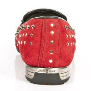  M.8415-C5 VELOUR ROJO VIVO NEGRO TPU NEGRO SNOB TACON ACERO -  5