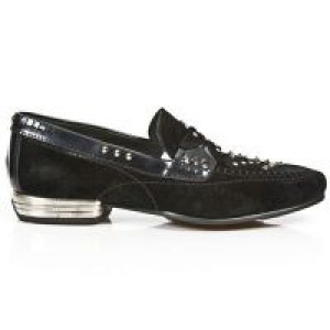  M.8423-C1 VELOUR NEGRO CHAROL STUCO ACERO TPU NEGRO SNOB ACE -  1