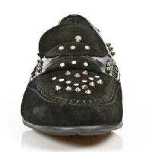  M.8423-C1 VELOUR NEGRO CHAROL STUCO ACERO TPU NEGRO SNOB ACE -  3