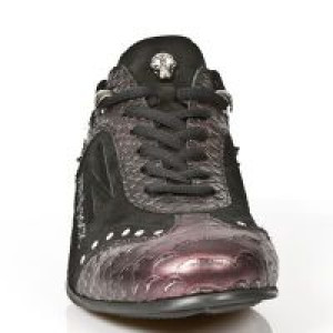  M.8425-C2 SERPENTE LILA VELOUR NEGRO PULIK ACERO TPU SNOB NE New Rock M.8425-C2 -  