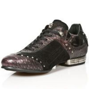  M.8425-C2 SERPENTE LILA VELOUR NEGRO PULIK ACERO TPU SNOB NE New Rock M.8425-C2 -  