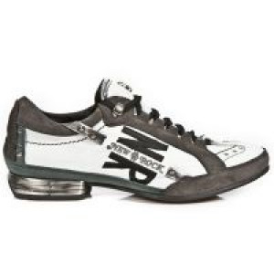 M.8426-C10 VELOUR GRIS NAPA BLANCA GALIA GRIS BOX PLANE SNOB -  1