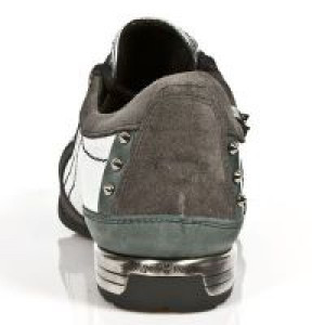  M.8426-C10 VELOUR GRIS NAPA BLANCA GALIA GRIS BOX PLANE SNOB -  5