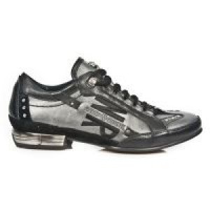  M.8426-C13 NOMADA NEGRO BOX ACERO NUBE VELOUR NEGRO ITALI NE New Rock M.8426-C13 -  