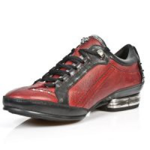  M.8426-C6 NOMADA NEGRO NATURE ROJO CHAROL STUCO ACERO BOX PL -  4