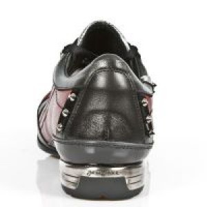  M.8426-C6 NOMADA NEGRO NATURE ROJO CHAROL STUCO ACERO BOX PL -  5