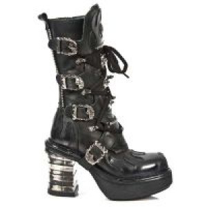  M.8592-C1 ITALI NEGRO ANTIK NEGRO PL NEGRA NRK BANDAS T BAND New Rock M.8592-C1 -  
