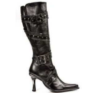    9029 Nomada Negro Italy Negro Hoja Tacon Salsa Acero New Rock 9029 -  