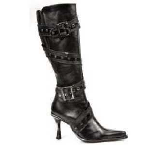    9029 Nomada Negro Italy Negro Hoja Tacon Salsa Acero New Rock 9029 -  