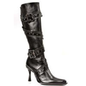    9029 Nomada Negro Italy Negro Hoja Tacon Salsa Acero New Rock 9029 -  