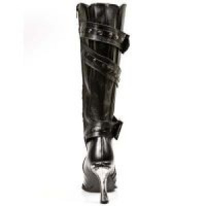    9029 Nomada Negro Italy Negro Hoja Tacon Salsa Acero New Rock 9029 -  