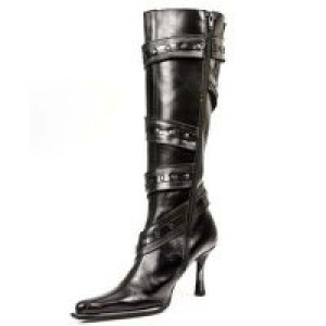    9029 Nomada Negro Italy Negro Hoja Tacon Salsa Acero New Rock 9029 -  